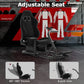 Zootopo Adjustable Racing Cockpit with Black Seat Fit for Logitech,Thrustmaster,G920,T500,Wheel Shifter Pedals Not Included