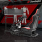 Zootopo Professional Racing Simulator Cockpit Frame with Red Seat&Triple Monitor Stand, Fit for Logitech G920/Thrustmaster/Moza, Shifter Platform Upgrade, No Wheel, Pedals, Handbrake and Monitor
