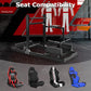Zootopo 3060 Aluminum Profile Racing Simulator Cockpit, Infinitely Adjustable, Compatible with Thrustmaster/Fanatec/Logitech G29 steering wheels, specifically designed for the Sim Frame 3060 chassis. Does not include steering wheel, pedals, or handbrake