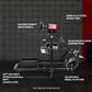 Zootopo Professional Racing Simulator Cockpit Frame Large Round Tube, Fit for Logitech G920/Thrustmaster/Moza, Streamlined Dual-arm Design, No Wheel, Pedals, Handbrake, Seat and Monitor Stand