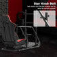 Zootopo Adjustable Sim Racing Cockpit with Red Seat Monitor Frame, Fit for Logitech/Thrustmaster/Fanatec G920 G923 G29 T80, Frame Double Arm Reinforcement, No Steering Wheel,Pedal,Handbra,Display