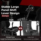 Zootopo Racing Simulator Cockpit with BlackSeat Multi-level Adjustment Fit for Logitech/Thrustmaster/Fanatec G29,G920,G923&T300RS&CSL-DD One-Piece Cockpit,Wheel,Handbrake and Pedals Not Included