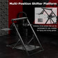 Zootopo Foldable Flight Simulation Cockpit with Fixed Slot Fit for Logitech/Thrustmaster/Hotas Warthog/Fanatec,  Adjustable Fight Sim Mount Pedals, Steering Wheel Not Included