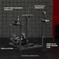 Zoopoto Flight Racing Simulator Cockpit Game Stand Fit for Thrustmaster HOTAS Warthog,TPTPR_Rudder,Logitech G29 G920 G923, Unlimited Adjustment,Suitable for flight and racing simulations,Not Included Wheels,Pedals,Throttle,Joystick