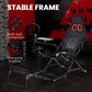 Zootopo Foldable X-Design Rig Racing Simulator Cockpit Frame  With Seat- Direct Drive Compatible Fit for Logitech/Thrustmaster/Fanatec G29 G920 G923 T248 T300 Not Included Wheel Shifter and Pedals
