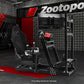 Zootopo 8040 Aluminum Profile Racing Simulator Cockpit with Black Seat & Triple Display Stand Fit for Logitech/Thrustmaster/Fanatec G25 G27 G29 G923 T80,F1 Trunk,No Handbrake,Pedals & Steering Wheel
