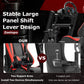Zootopo 8040 Aluminum Profile Racing Simulaor Cockpit Simulator with Red Seat Fit for Logitech/Thrustmaster/Fanatec/Moza G920,G923 Professional&Expandability,F1 Truck,No Handbrake,Pedals,Steering Wheel