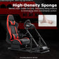 Zootopo Racing Simulator Cockpit with Red Seats, Fit for Logitech G923/G29/G920, Thrustmaster, Fanatec, Unlimited Adjustment,Not Included Shifter,Wheel,Pedals