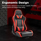 Zootopo Racing Simulator Cockpit with Red Seats, Fit for Logitech G923/G29/G920, Thrustmaster, Fanatec, Unlimited Adjustment,Not Included Shifter,Wheel,Pedals