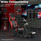 Zootopo Racing Cockpit with TV Stand &Red Seat Fit for Logitech,Thrustmaster G27 G920 T500 Wheel Shifter Pedals Not Included