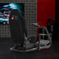 Zootopo Adjustable Racing Cockpit with Black Seat Fit for Logitech,Thrustmaster,G920,T500,Wheel Shifter Pedals Not Included