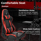 Zootopo Adjustable Racing Sim Cockpit with Red Seat Unobstructed Design for Both Legs Fit for Logitech/Thrustmaster G29 G923 G25 T80 T150 Racing Wheel Cockpit with Monitor Stand Not Include Steering Wheel,Pedals,Handbrake