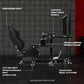 Zootopo 3060 Aluminum Profile Racing Simulator Cockpit with Monitor Mount, Fit for Thrustmaster/Fanatec/Logitech G29 , Adjustable Driving Simulator cockpit, Does Not Include Steering Wheel, Pedals, or Handbrake