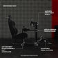 Zootopo 3060Aluminum Profile Racing Simulator Cockpit with Seat, Supports Adjustment, Compatible with Thrustmaster/Fanatec/Logitech G29 Steering Wheels,and designed  for the Sim Frame 3060 Chassis,Does Not Include Steering Wheel, Pedals, or Handbrake