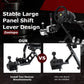 Zootopo Foldable Racing Wheel Stand Adjustable Sim Racing Cockpit Compatible with Logitech/ Thrustmaster/Fanatec/PXN/Moza R5 R9 G29 G920 G923 T248 T300RS GT T500 Sturdy Gaming Stand,Space-Saving Design , Wheel and Pedals Not Included
