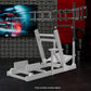 Zootopo 4040 Aluminum Profile Triple Monitor Stand for Racing Simulator Cockpit Compatible with 27-32 Inch Display 3 Screens TV Mount,Adjustable Height Width,No Steering Wheel,Shift Lever,Pedals,TV,Seat and Cockpit