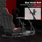 Zootopo Adjustable Sim Racing Cockpit with Red Seat, Fit for Logitech/Thrustmaster/Fanatec G920 G923 G29 Frame, Double Arm Reinforcement, No Steering Wheel, Pedal, Handbrake