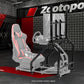 Zootopo Single Monitor Stand with Locking Casters Premium Adjustable Mount for Racing Simulator,Featuring Full Motion Control for 27-65 inch Monitors,Immersive Viewing Experience