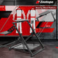 Zootopo Racing simulator Stand with Pulley Chair Fixing, Fit for Logitech G25 G27 G920/Fanatec/Thrustmaster, Adjustable Foldable Without Steering Wheel,Pedal and Handbrake