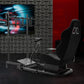 Zootopo Racing Simulator Cockpit With Triple Monitor Stand and Black Seat Suitable for Logitech/Thrustmaster T500RS TX G29 G920 G923 CSL-DD, Without Steering Wheel, Pedals, Handbrake