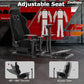 Zootopo Flight  Racing Simulator Cockpit Multi-Function Seat, Compatible with HOTAS Warthog, G Saitek, Logitech G920 G923, Thrustmaster T150, Xbox, PC ,without steering wheel, pedals, handbrake, throttle, joystick