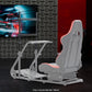 Zootopo Simulator Monitor Mount Fit for Multi-Brand Cockpit Mountable 32-55 inchs Display,Height Adjustable,NO TV,Steering Wheel,Shift Lever,Pedals,Seat and Race Frame