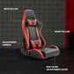 Zootopo Adjustable Racing Sim Cockpit with Red Seat Unobstructed Design for Both Legs Fit for Logitech/Thrustmaster G29 G923 G25 T80 T150 Racing Wheel Cockpit Not Include Steering Wheel,Pedals,Handbrake