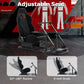 Zootopo Racing Simulator Cockpit with Black Seat Fit for Logitech G923/G29/G920, Thrustmaster, Fanatec,  Unlimited Adjustment,Not Included Shifter,Wheel,Pedals