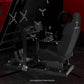 Zootopo 3060Aluminum Profile Racing Simulator Cockpit with Seat, Supports Adjustment, Compatible with Thrustmaster/Fanatec/Logitech G29 Steering Wheels,and designed  for the Sim Frame 3060 Chassis,Does Not Include Steering Wheel, Pedals, or Handbrake