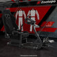 Zootopo Adjustable Racing Cockpit with Black Seat Fit for Logitech,Thrustmaster,G920,T500,Wheel Shifter Pedals Not Included