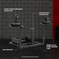 Zootopo Flight Simulator Cockpit  Fit for Logitech X52 PRO,X56, Thrustmaster T16000M,HotasWarthing Flight Stick,Unlimited Adjustment,Not Include Steering Wheel,Pedals,Handbrake and Joystick