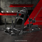 Zootopo 8040 Aluminum Profile Racing Simulaor Cockpit Fit for Logitech/Thrustmaster/Fanatec/Moza G920,G923 Professional&Expandability,F1 Trunk,No Seat,Handbrake,Pedals,Steering Wheel