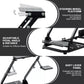 Hottoby Upgrade Racing Simulator Cockpit Stand with Seat Fits Logitech G29 G920