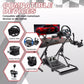 Hottoby Racing Wheel Stand with Seat Fixed Slot Fit Logitech G29 G920 G923 T300