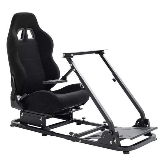 Hottoby Upgrade Racing Simulator Cockpit Stand with Seat Fits Logitech G29 G920