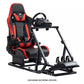 Hottoby Racing Simulator Cockpit with Seat Fit Logitech G923 G29 Fanatec GT-PRO