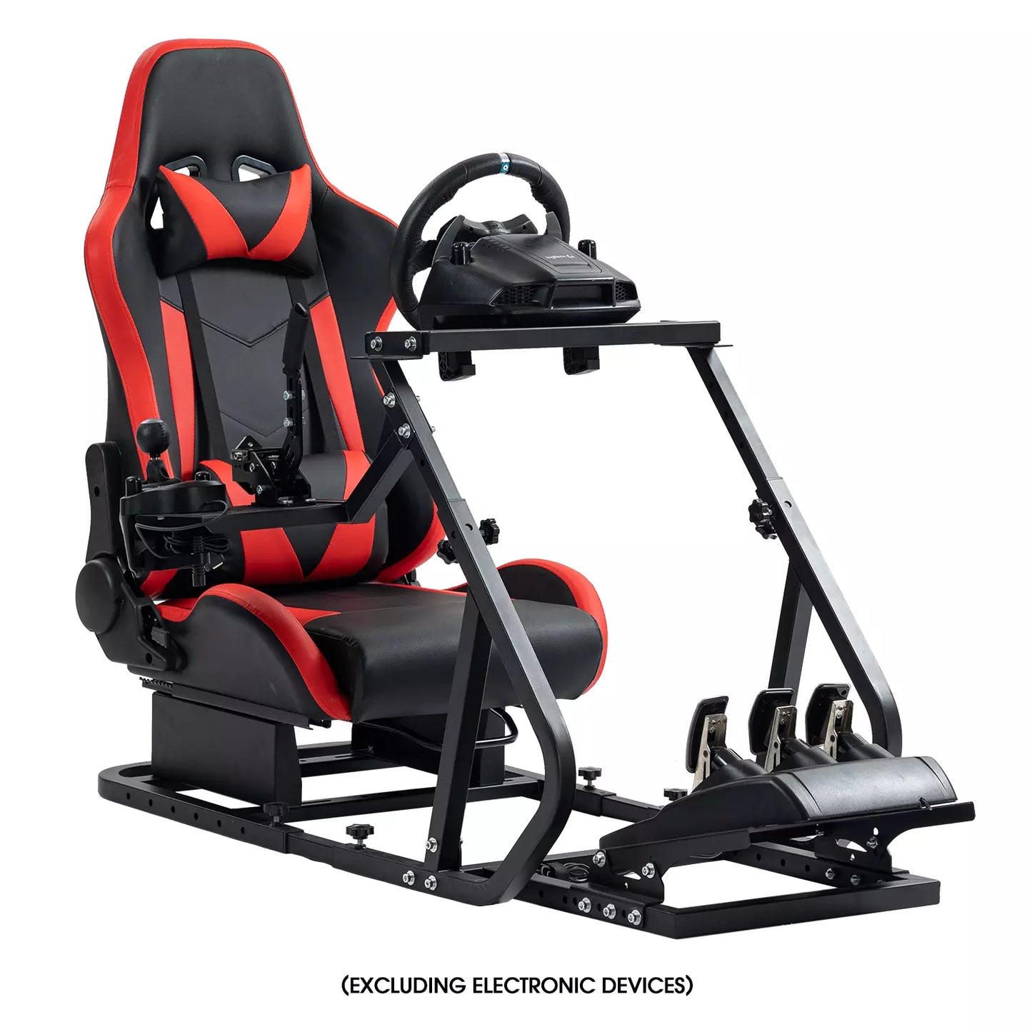 Hottoby Racing Simulator Cockpit with Seat Fit Logitech G923 G29 Fanatec GT-PRO