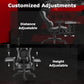 Zootopo Adjustable Flight Racing Simulator Cockpit with Seat Pedal Frame Fit for Thrustmaster Hotas Warthog/Logitech G29 G920,Simple Storage Multi-Function Home Office Use,No Joystick,Shifter,Pedal