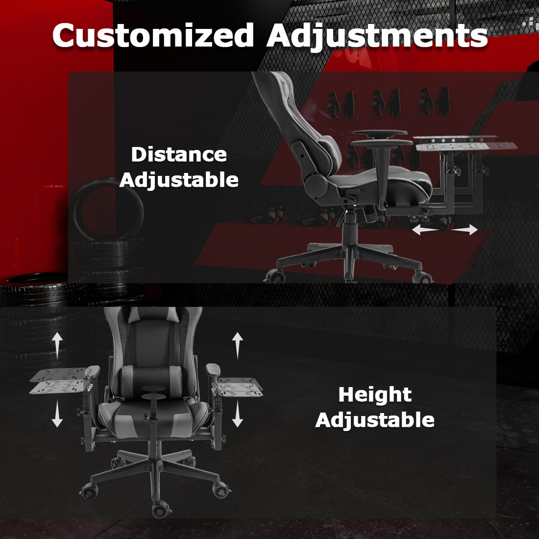 Zootopo Adjustable Flight Racing Simulator Cockpit with Seat Pedal Frame Fit for Thrustmaster Hotas Warthog/Logitech G29 G920,Simple Storage Multi-Function Home Office Use,No Joystick,Shifter,Pedal