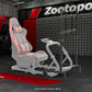 Zootopo Racing Sim Monitor Mount for Racing Simulator Cockpit Support Monitor from 24 to 60 inch,Stable Height Position,Adjustable Driving Display Stand for TV and PC Monitor,NO Steering Wheel,Shift Lever,Pedals,TV,Seat and Cockpit