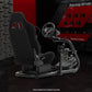 Zootopo Adjustable Racing Cockpit with Black Seat Fit for Logitech,Thrustmaster,G920,T500,Wheel Shifter Pedals Not Included