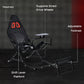 Zootopo Foldable X-Design Rig Racing Simulator Cockpit Frame  With Seat- Direct Drive Compatible Fit for Logitech/Thrustmaster/Fanatec G29 G920 G923 T248 T300 Not Included Wheel Shifter and Pedals