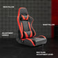 Zootopo Adjustable Racing Sim Cockpit with Red Seat Unobstructed Design for Both Legs Fit for Logitech/Thrustmaster G29 G923 G25 T80 T150 Racing Wheel Cockpit with Monitor Stand Not Include Steering Wheel,Pedals,Handbrake