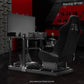 Zootopo 3060 Aluminum Profile Racing Simulator Cockpit with Monitor Mount, Fit for Thrustmaster/Fanatec/Logitech G29 , Adjustable Driving Simulator cockpit, Does Not Include Steering Wheel, Pedals, or Handbrake