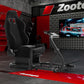 Zootopo Adjustable Racing Cockpit with Black Seat Fit for Logitech,Thrustmaster,G920,T500,Wheel Shifter Pedals Not Included