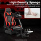 Zootopo Racing Simulator Cockpit with Red Seat Multi-level Adjustment Fit for Logitech/Thrustmaster/Fanatec G29,G920,G923&T300RS&CSL-DD One-Piece Cockpit,Wheel,Handbrake and Pedals Not Included
