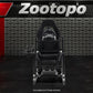 Zootopo 8040 Aluminum Profile Racing Simulaor Cockpit Simulator with Black Seat Fit for Logitech/Thrustmaster/Fanatec/Moza G920,G923 Professional&Expandability,F1 Truck,No Handbrake,Pedals,Steering Wheel