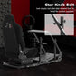 Zootopo Adjustable Sim Racing Cockpit with Black Seat, Fit for Logitech/Thrustmaster/Fanatec G920 G923 G29 Frame, Double Arm Reinforcement, No Steering Wheel, Pedal, Handbrake