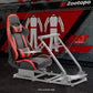 Zootopo Ergonomic Red Racing Seat with Adjustable Double Slides Fit Racing Simulator Cockpit Wheel Stand Gaming Chair Video Game Chairs