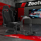 Zootopo Racing Driving Simulator Cockpit with Black Seat Stability Upgrade Fit for Logitech/Thrustmaster/Fanatec G27,G29,G920,G923,T300RS &CSL-DD Wheel Frame,No Steering Wheel,Pedal,Handbrake